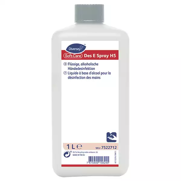 Soft Care Des E Spray H5* 1 Liter - Flasche (VPE je 10 Stck.)
