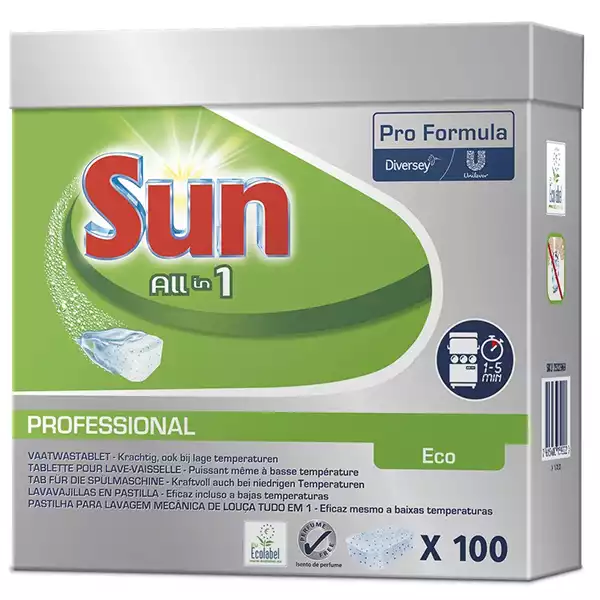 SUN Professional All-in-1 Tabs Eco 100 Tabs (VPE je 5 Stck.)